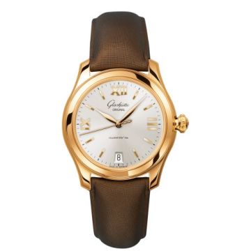 Glashütte Original Lady Serenade Rose Gold / Silver / Calf / Calf - Folding