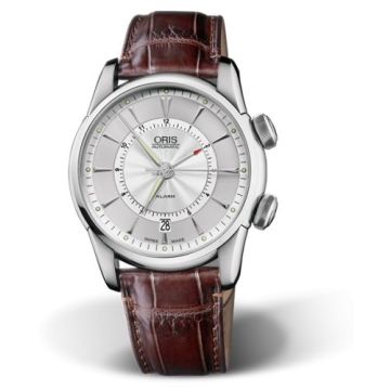 Oris Artelier Alarm Stainless Steel / Silver