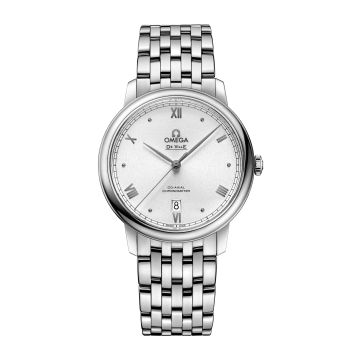Omega De Ville Prestige Co-Axial 39.5 Stainless Steel / Silver Sunburst / Bracelet