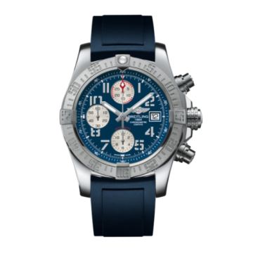 Breitling Avenger II Stainless Steel / Mariner Blue / Rubber
