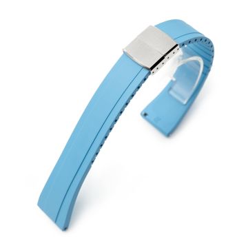 Quick Release FKM27 Sky Blue FKM Rubber watch strap - 22mm