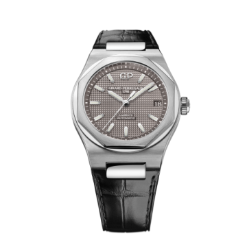 Girard-Perregaux Laureato 42 Automatic Stainless Steel / Grey / Alligator