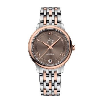 Omega De Ville Prestige Co-Axial 32.7 Stainless Steel / Red Gold / Brown / Bracelet