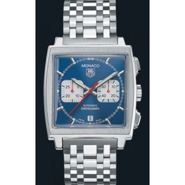TAG Heuer Monaco Calibre 17 Stainless Steel / Blue / Bracelet