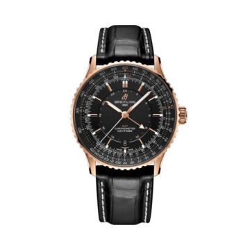 Breitling Navitimer GMT 41 Automatic Red Gold / Black / Japan