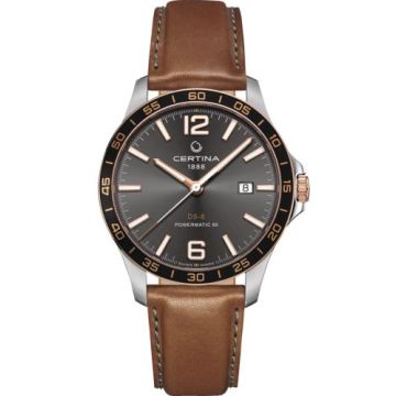 Certina DS-8 Powermatic Stainless Steel - Rose Gold / Grey