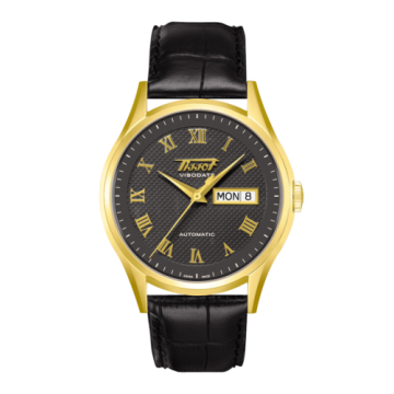 Tissot Visodate Automatic Yellow Gold / Black / Strap