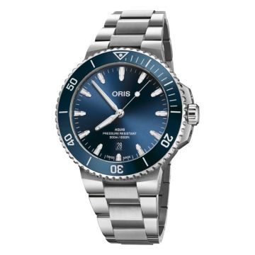 Oris Aquis Date 43.5 Stainless Steel / Blue / Bracelet