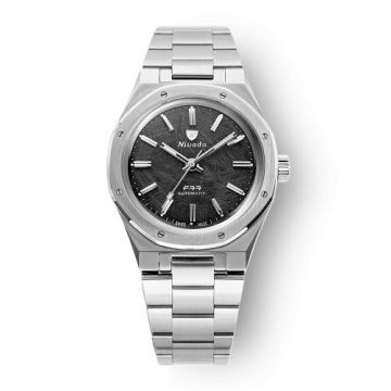 Nivada Grenchen F77 Stainless Steel / Meteorite / Bracelet