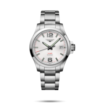 Longines Conquest V.H.P. 41 Stainless Steel / Silver / Bracelet