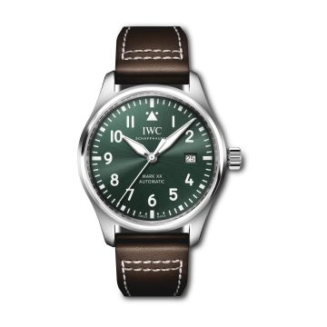 IWC Schaffhausen Pilot's Watch Mark XX Stainless Steel / Green
