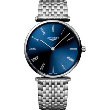 Longines La Grande Classique 38 Stainless Steel / Blue - Roman / Bracelet
