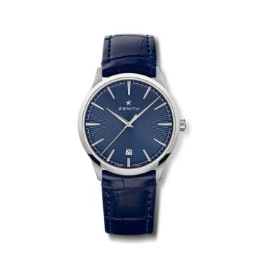Zenith Elite Classic 40 Stainless Steel / Blue