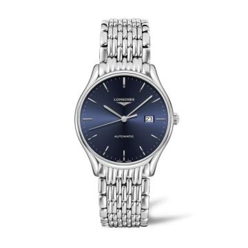 Longines Lyre 40 Automatic Stainless Steel / Blue / Bracelet