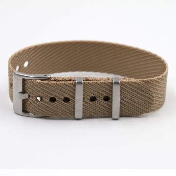 Twill Sand Beige Watch Strap - 22mm