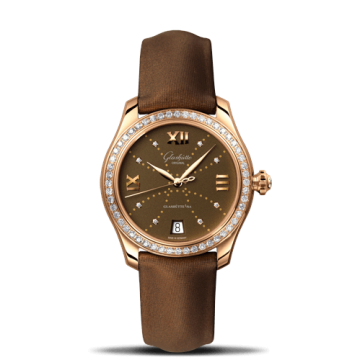 Glashütte Original Lady Serenade Rose Gold / Diamond / Brown - Index Line