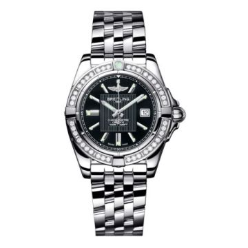 Breitling Galactic 32 Stainless Steel / Diamond / Trophy Black / Bracelet