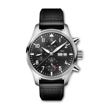 IWC Schaffhausen Pilot's Watch Chronograph 41 Stainless Steel / Black