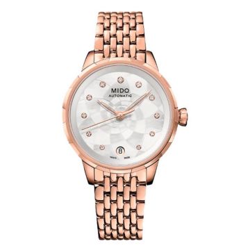 Mido Rainflower Origin Rose Gold / MOP - Diamond / Bracelet