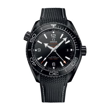 Omega Seamaster Planet Ocean 600M Co-Axial 45.5 Master Chronometer GMT Deep Black