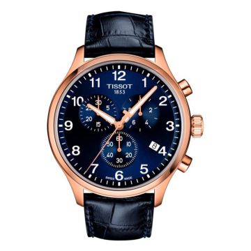 Tissot Chrono XL Classic Rose Gold / Blue