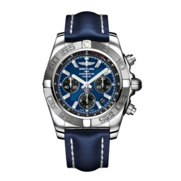 Breitling Chronomat 44 Stainless Steel / Blue / Calf