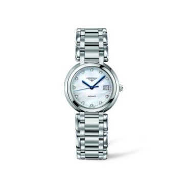 Longines PrimaLuna Automatic 30 Stainless Steel / MOP / Bracelet