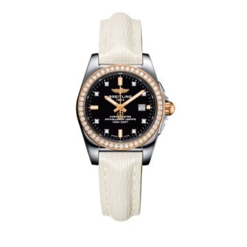 Breitling Galactic 29 Stainless Steel / Rose Gold / Diamond / Trophy Black Diamond / Sahara