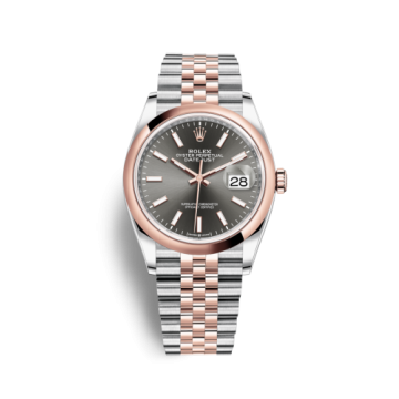 Rolex Datejust 36 Stainless Steel / Everose / Smooth / Slate / Jubilee