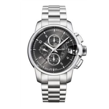 Hamilton Railroad 46 Chrono Stainless Steel / Black / Bracelet