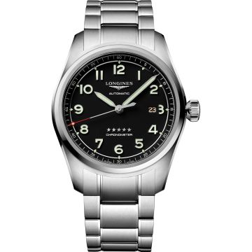 Longines Spirit Automatic 42 Black / Bracelet
