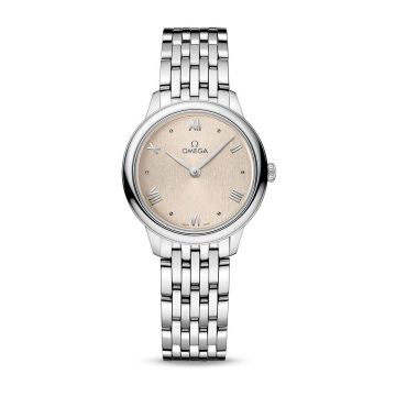 Omega De Ville Quartz 27.5 Stainless Steel / Beige / Bracelet