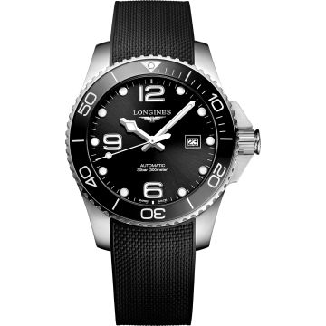 Longines HydroConquest 43 Automatic Stainless Steel / Ceramic / Black / Rubber
