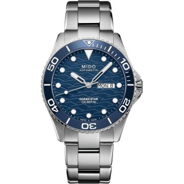 Mido Ocean Star 200C Stainless Steel / Blue / Bracelet