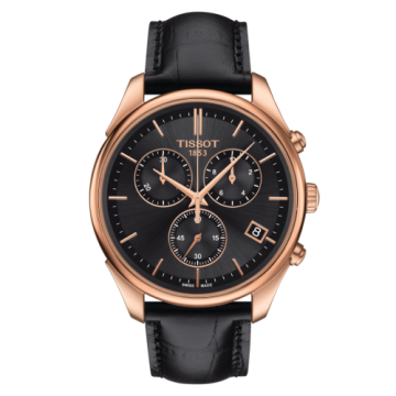 Tissot Vintage Chronograph 18k Gold / Black