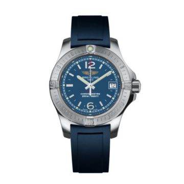Breitling Colt Lady Mariner Blue / Rubber / Pin