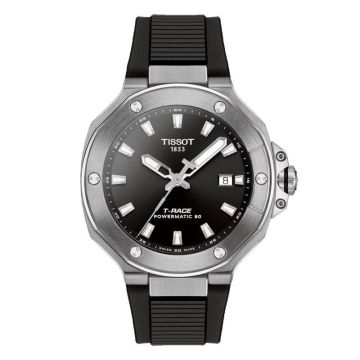Tissot T-Race Powermatic 80 Stainless Steel / Black / Rubber
