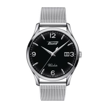 Tissot Visodate Quartz 40 Stainless Steel / Black / Bracelet