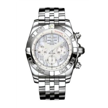 Breitling Chronomat 44 Stainless Steel / Pearl Roman / Bracelet