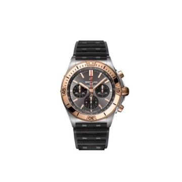 Breitling Chronomat B01 42 Stainless Steel / Red Gold / Anthracite  / Rubber