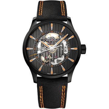 Mido Multifort Skeleton Vertigo PVD / Black