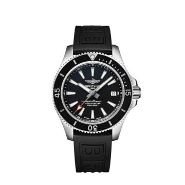 Breitling Superocean 42 Stainless Steel / Black / Rubber - Folding / Japan