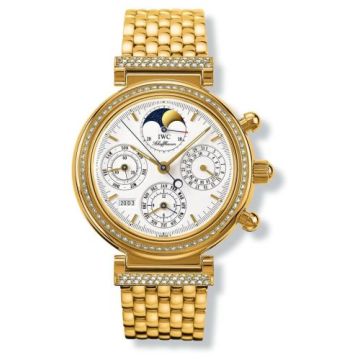 IWC Schaffhausen Da Vinci Perpetual Yellow Gold / Diamond / White / German / Bracelet
