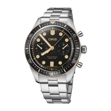 Oris Divers Sixty-Five 43 Chronograph Stainless Steel / Bronze / Black / Bracelet