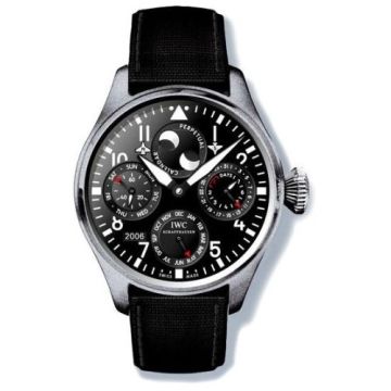 IWC Schaffhausen Big Pilot Perpetual Calendar Titanium / Black / Cellini