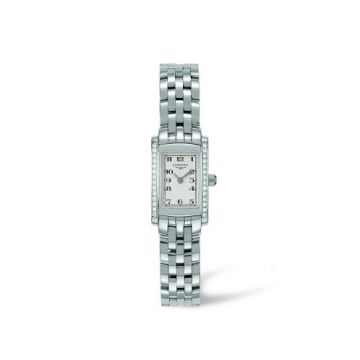 Longines DolceVita 16 Quartz Stainless Steel Diamond Arabic