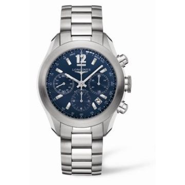 Longines GrandeVitesse Chronograph Blue Bracelet