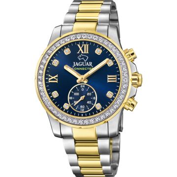 Jaguar Connected Lady Two-tone Gold / Blue 37mm