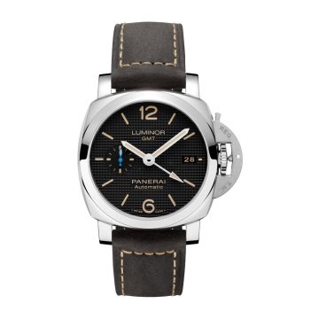 Panerai Luminor 1950 42 3 Days GMT Automatic Stainless Steel / Black Hobnail