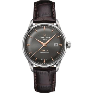 Certina DS-1 Powermatic 80 40 Stainless Steel / Grey / Strap